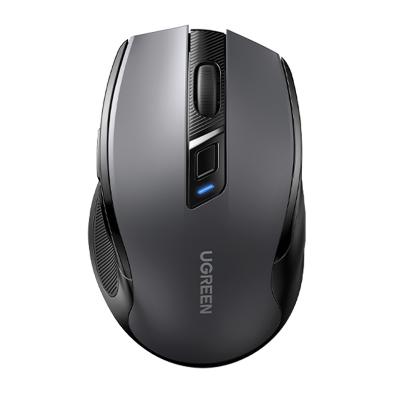 UGREEN Безжична мишка Wireless + Bluetooth, Ergonomic silent /черен/ - MU006S / 85082