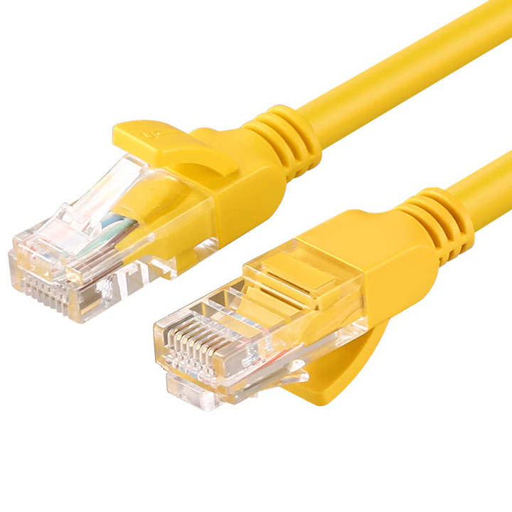 UGREEN LAN кабел Cat5e, Kablosu, 1м /жълт/ - NW103 / 11230