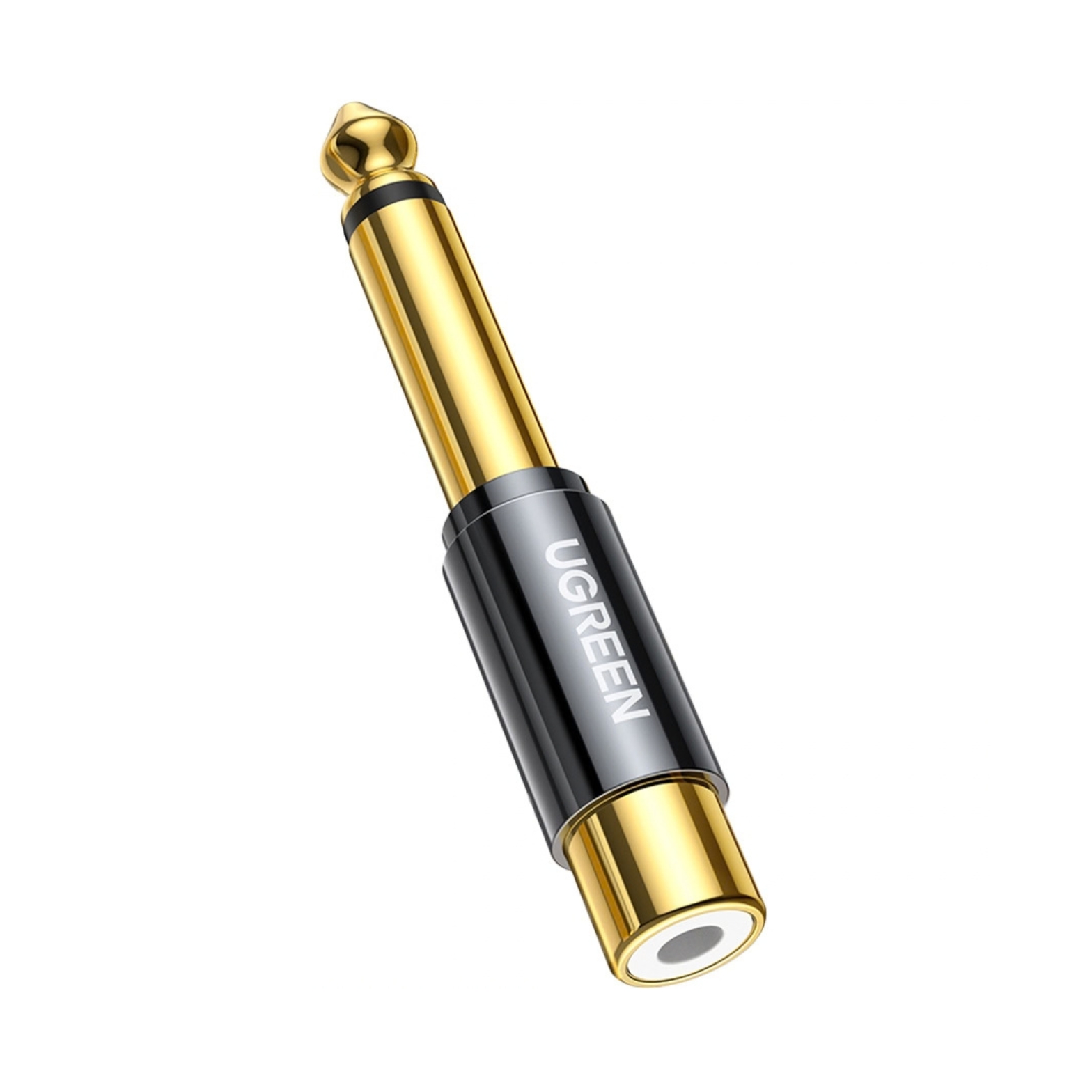 UGREEN Преходник Адаптер 1x 6.35mm/м/ към 1x RCA /ж/ /сив/ - AV169 / 80731
