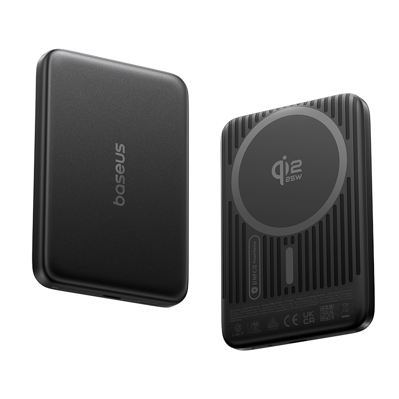 BASEUS Power Bank 10000 mAh, 30W, PicoGo Air AM71 Qi2.2 Magnetic /черен/ - E0034100
