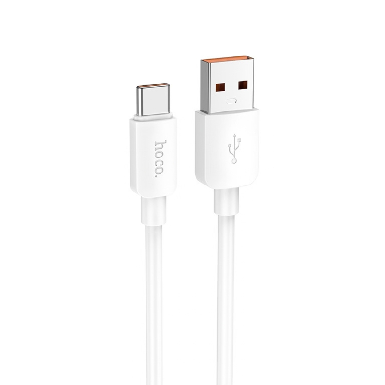HOCO Кабел USB-A - Type-C, 1м, 100W, Hyper /бял/ - X96