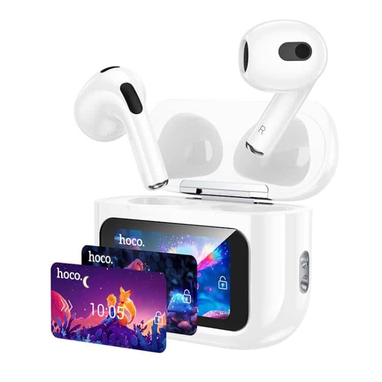 HOCO HF Bluetooth Elegant + LED display, TWS /черен/ - EW81