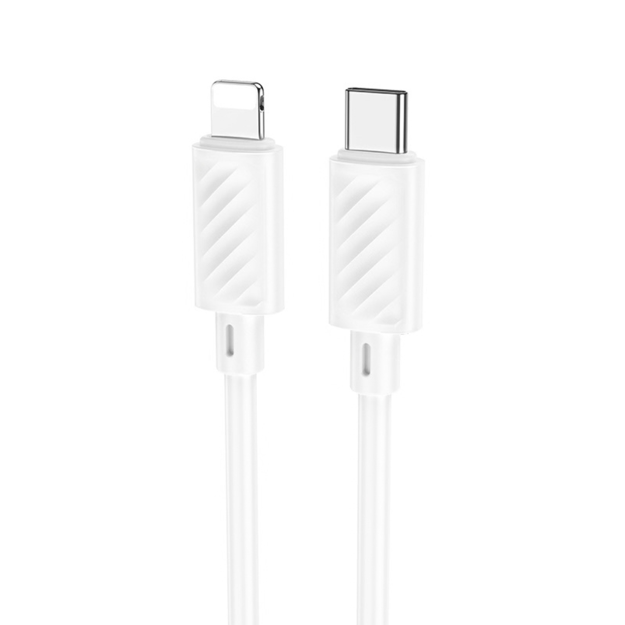 HOCO Кабел Type-C - Lightning, 2м, 27W, Gratified /бял/ - X88