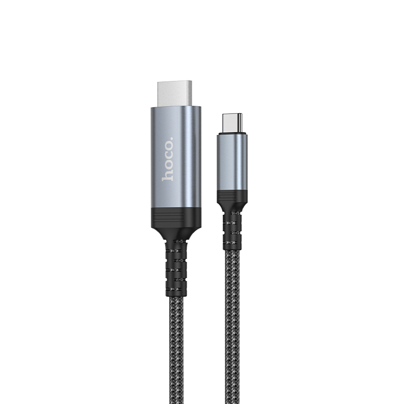 HOCO Кабел Type-C /м/ - HDMI /м/, 1.8m. 4K/30Hz /сив/ - UA43