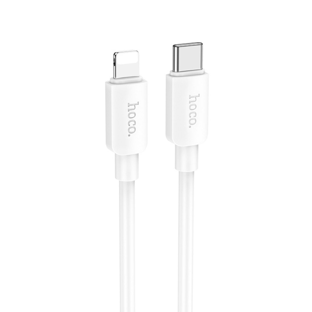 HOCO Кабел Type-C - Lightning, 1м, 2.4A, Hyper /бял/ - X96