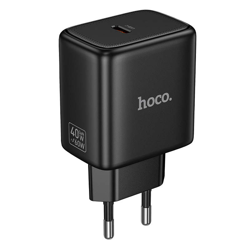 HOCO 220V 40W, GaN, USB-C, Profit /черен/ - N83