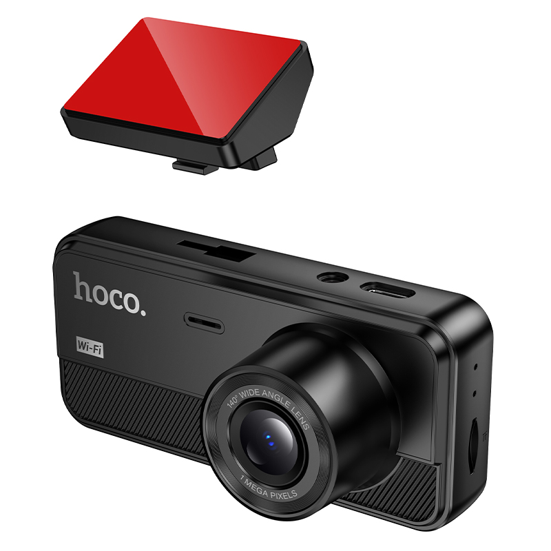 HOCO Dash Camera front+rear 2-inch display, 720P /черен/ - DV15