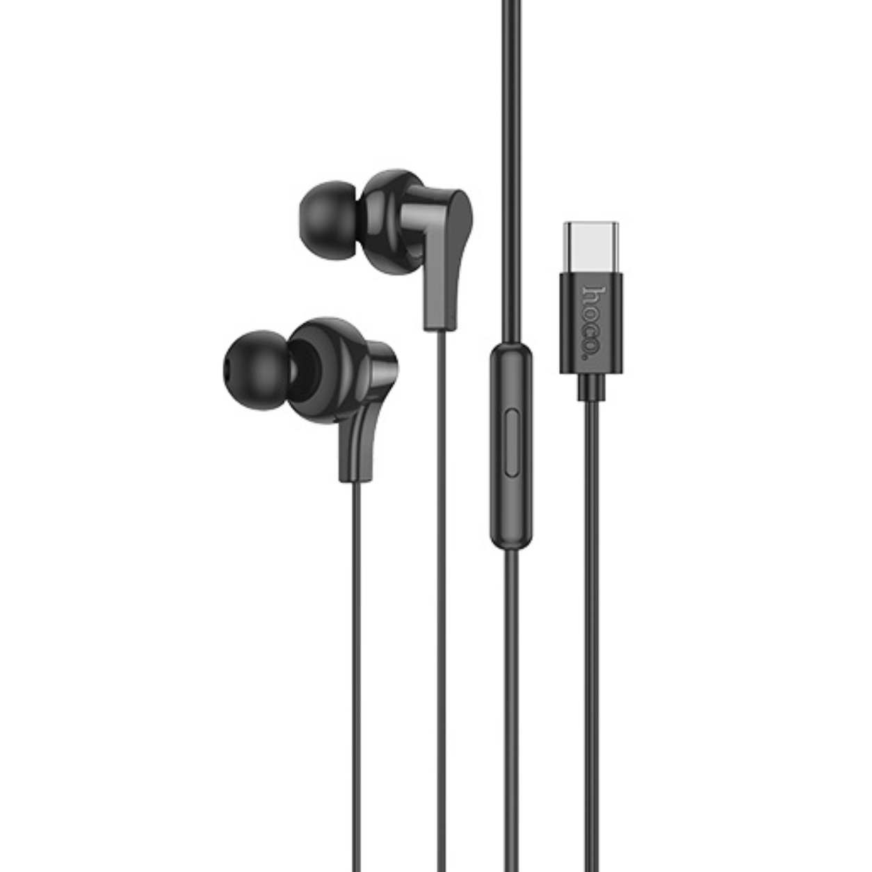 HOCO HF Jia digital, Type-C, с микрофон /черен/ - M114