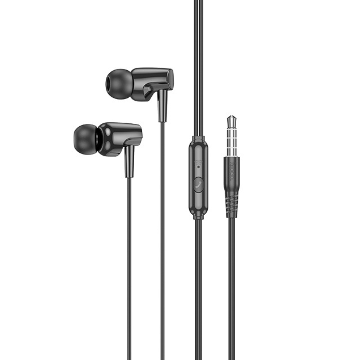 HOCO HF Story, 3.5mm, с микрофон /черен/ - M112