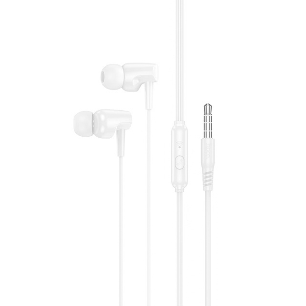 HOCO HF Story, 3.5mm, с микрофон /бял/ - M112