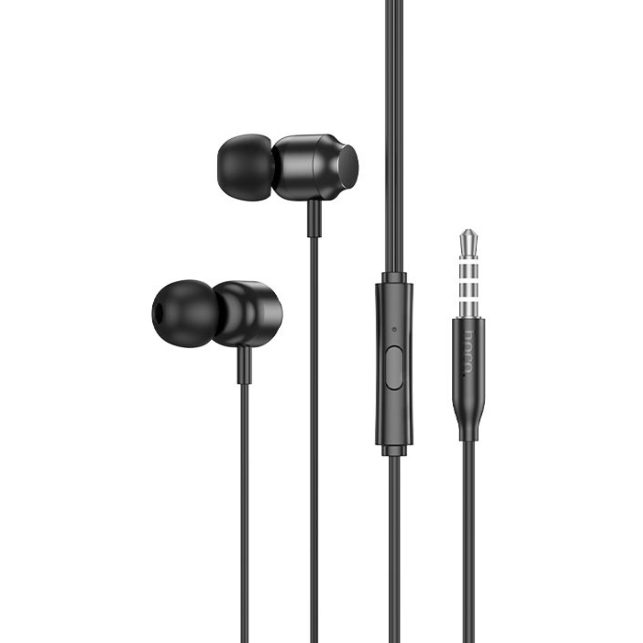 HOCO HF Power digital, 3.5mm, с микрофон /черен/ - M122