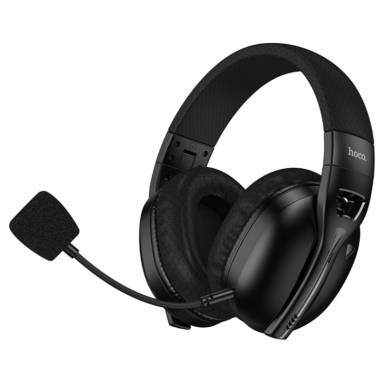 HOCO HF Magic Gaming Headset, с микрофон, wired: AUX+ wireless /черен/ - W114