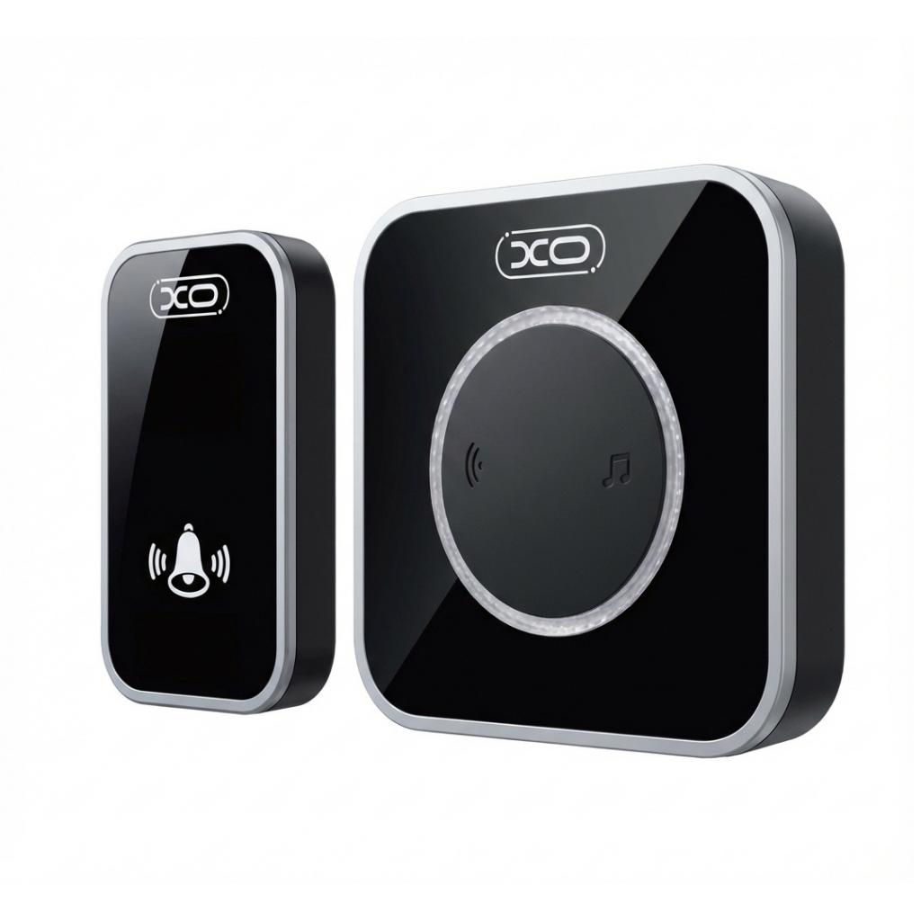 XO Безжичен звънец One-to-One System, Wireless Doorbell /черен/ - SF11