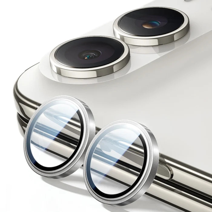 Metal Camera Lens Apple iPhone DUO /бял/ NORDIC