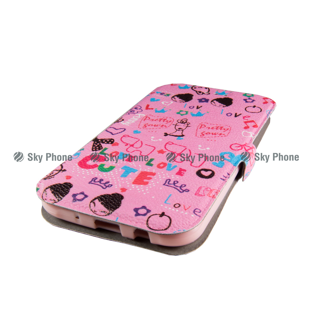 Book Pocket Samsung S4 /baby pink/